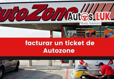¿Cómo puedo facturar un ticket de Autozone?